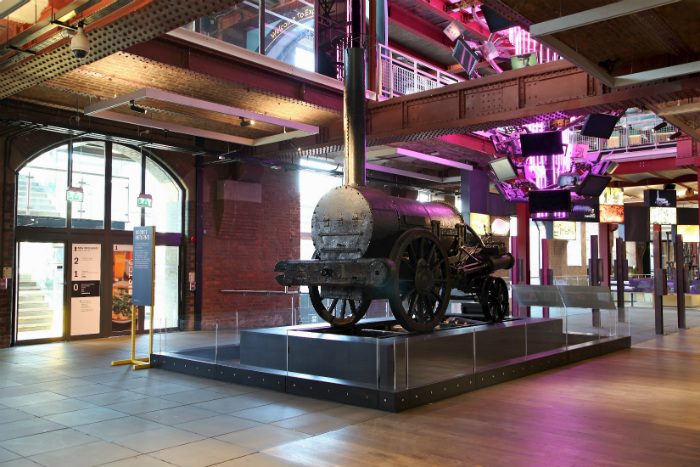 Stephenson's Rocket at the Science and Industry Museum Manchester