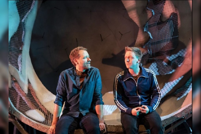 Image of Phil Cheadle and Mike Noble in Reasons To Stay Alive courtesy Johan Persson