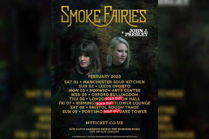 Smoke Fairies to open their first UK tour in four years at Soup Kitchen