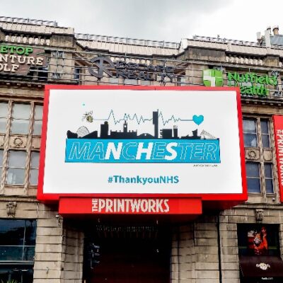 Printworks - thank you NHS