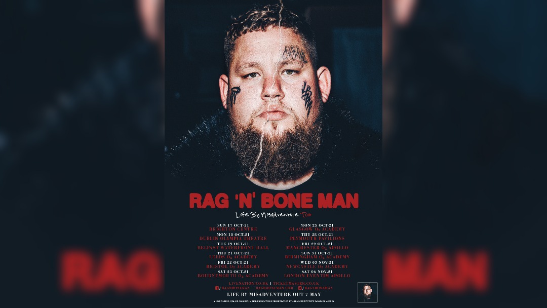 Rag’n’Bone Man announces UK tour including Manchester’s Apollo