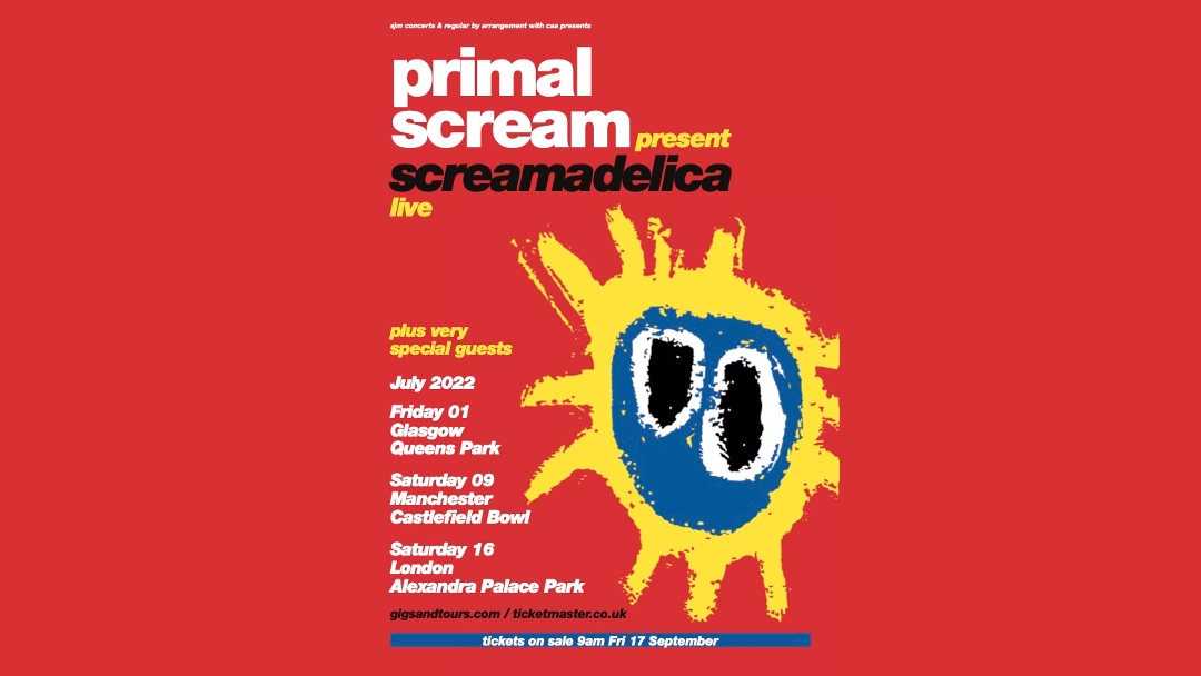 Primal Scream announces huge gig at Manchester’s Castlefield Bowl