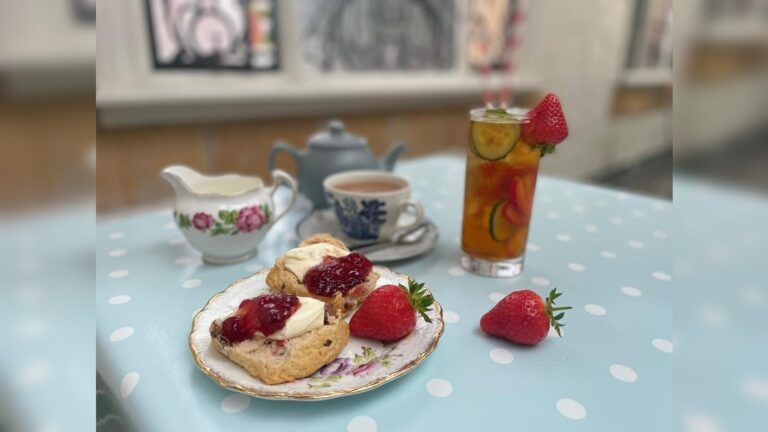 Cream Tea at Victoria Baths Manchester