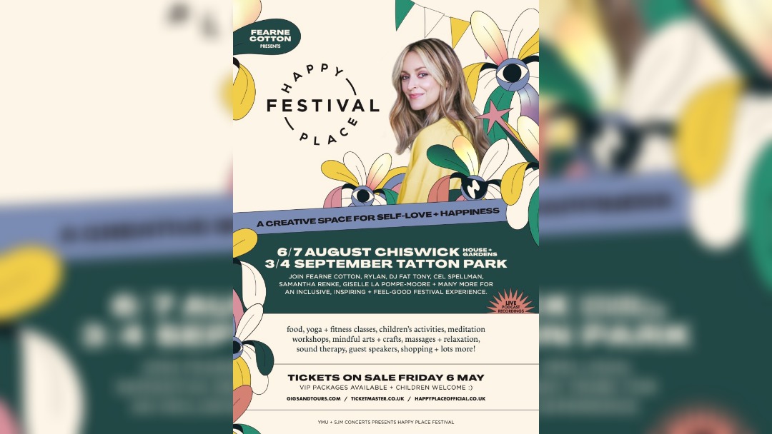 Fearne Cotton’s Happy Place Festival announces final special guests
