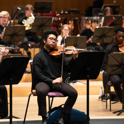 Violin soloist Jordan Brooks will lead Chetham's Symphony Orchestra at The Bridgewater Hall on 8 July_4
