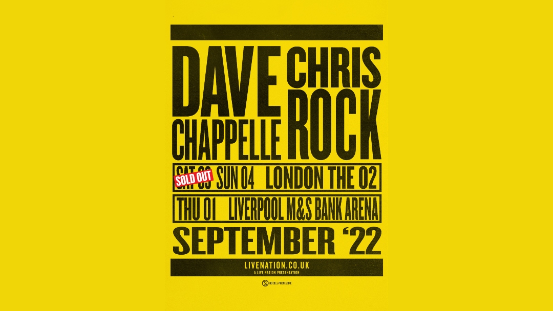 Chris Rock and Dave Chappelle announce Liverpool show