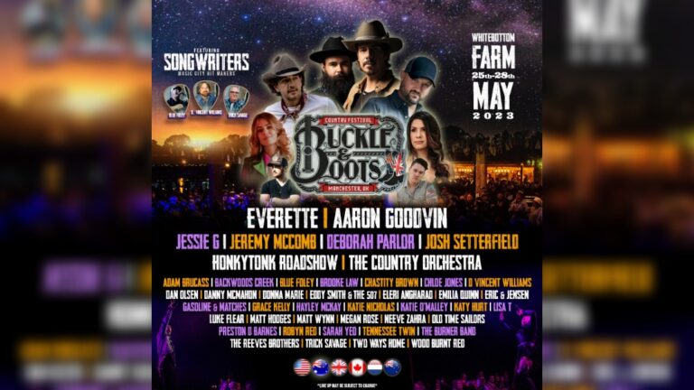 Buckle and Boots country music festival 2023