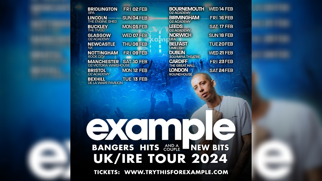 Example announces UK tour including Manchester gig