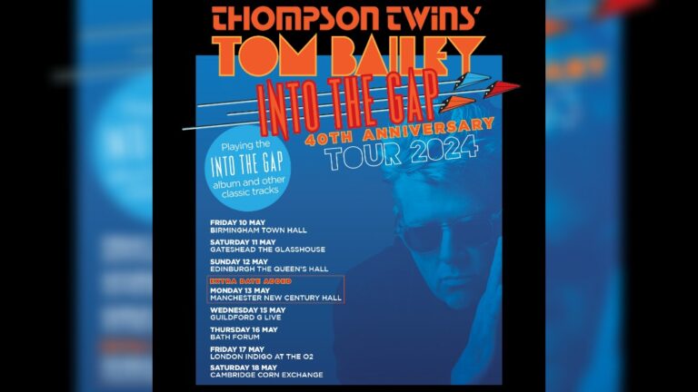 Manchester gigs - Tom Bailey