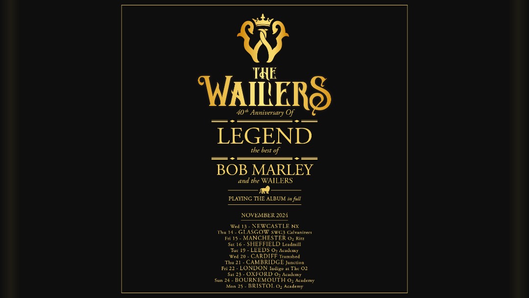 The Wailers announce 40th anniversary Legend tour