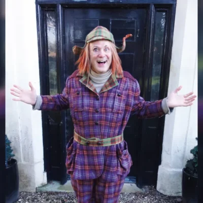Neal Foster as Aunt Albert in Awful Antie at Manchester Opera House