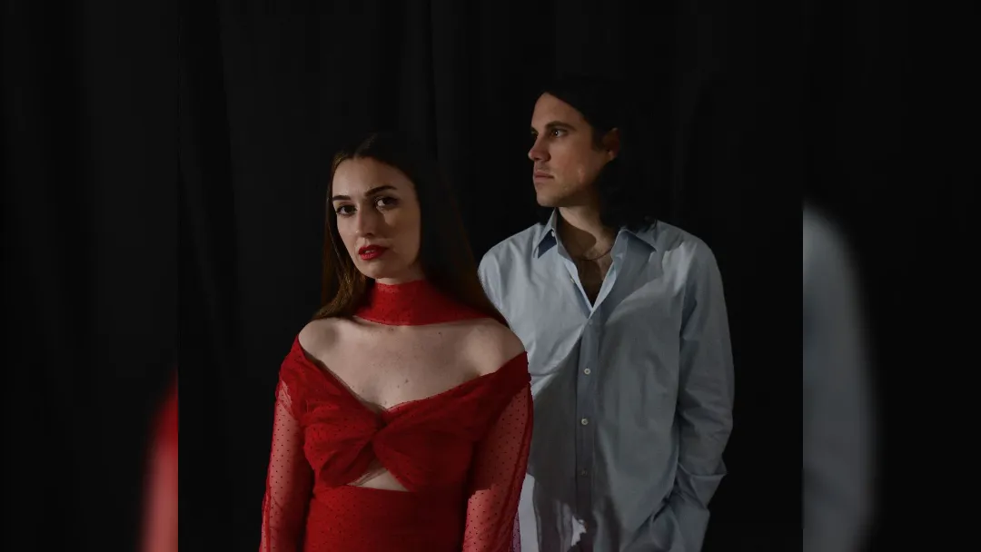 promotional image of Cults ahead of their UK tour dates. image courteys Shervin Lainez.