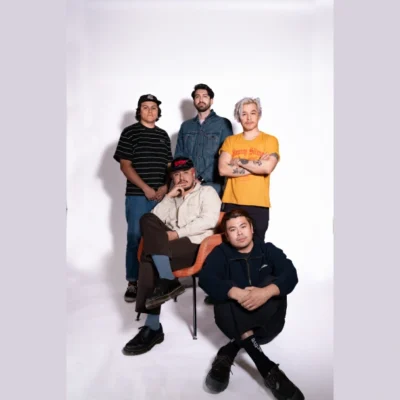 promotional image of Los Angeles alt-punk band Death Lens. image courtesy Robert Nunez