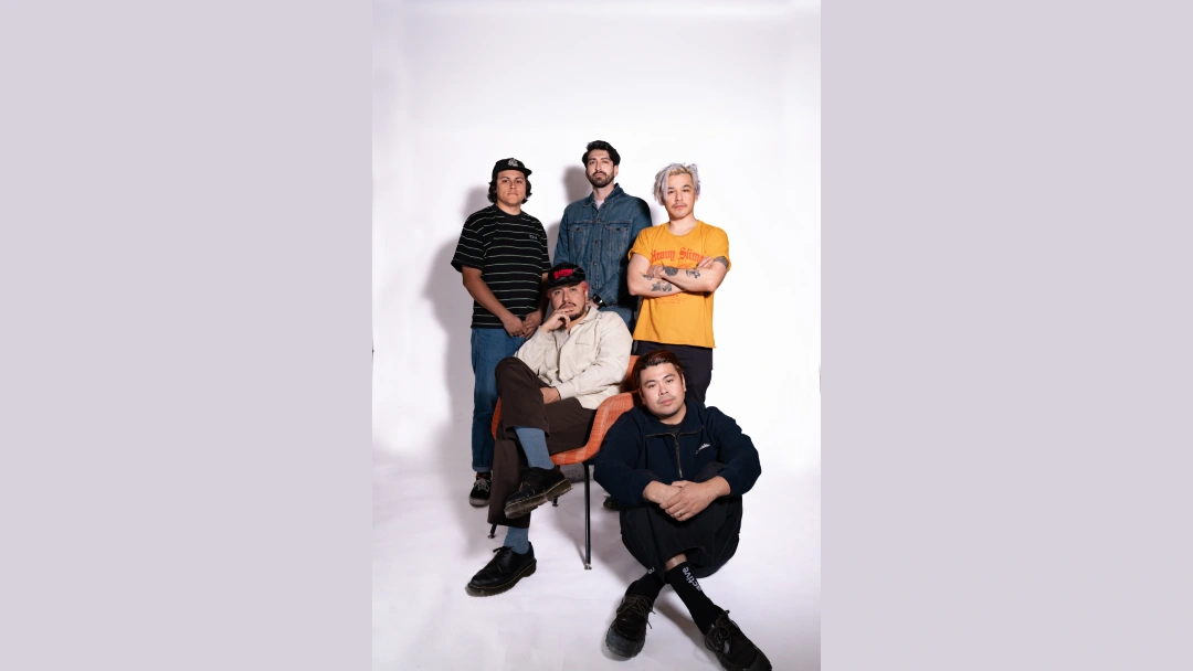 promotional image of Los Angeles alt-punk band Death Lens. image courtesy Robert Nunez