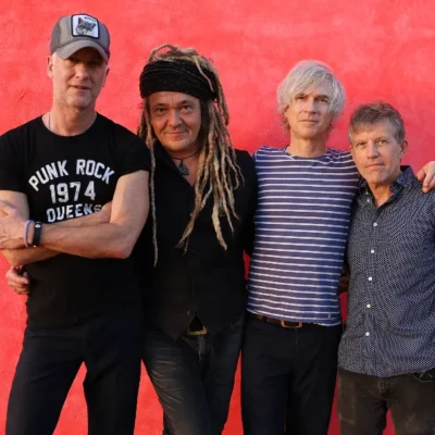 promotional image of Nada Surf ahead of the release of new album Moon MIrror - image courtesy Paloma Bome