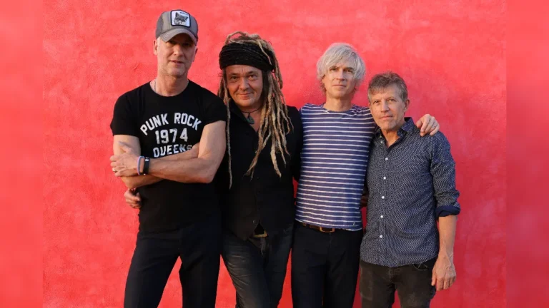 promotional image of Nada Surf ahead of the release of new album Moon MIrror - image courtesy Paloma Bome