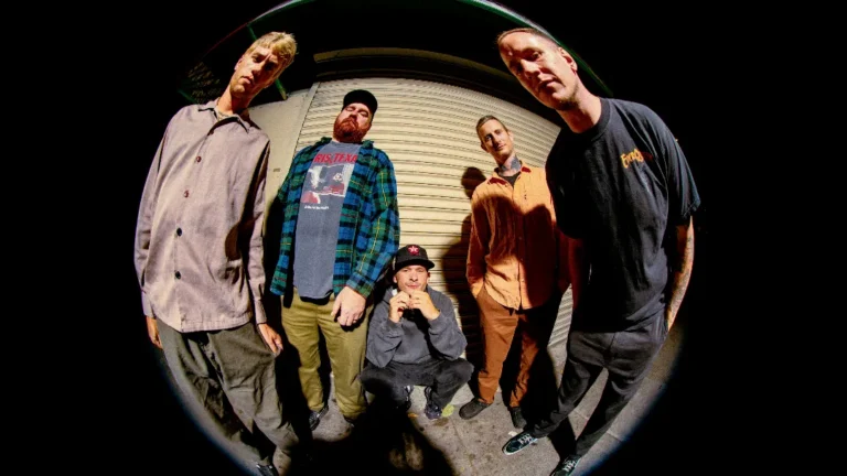promotional image of US band Drug Church ahead of the release of new album Prude. Image courtesy Manuel Barajas.