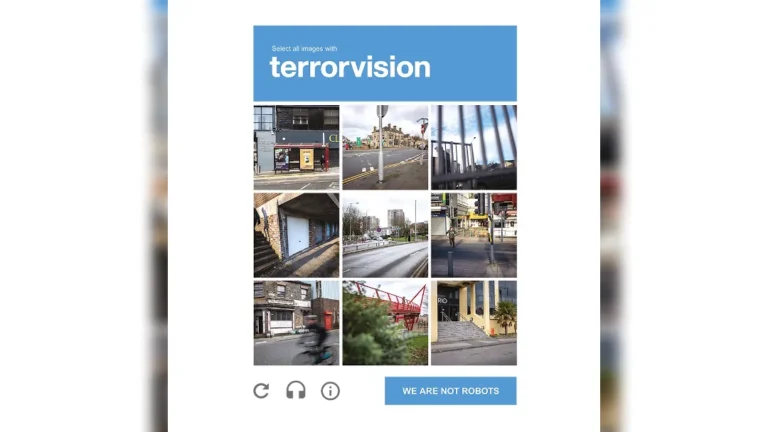 Cover art for Terrorvision's new album We Are Not Robots