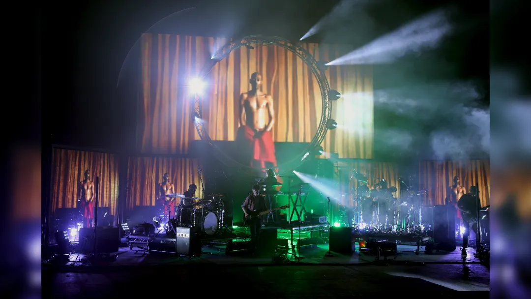 image of Faithless performing live