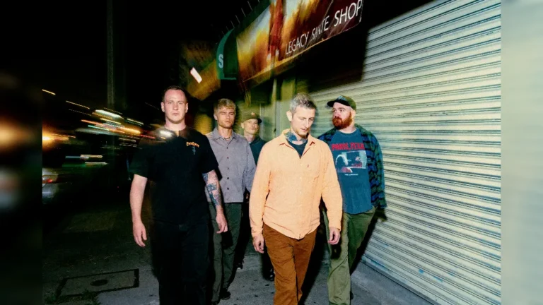 promotional image of Drug Church ahead of new album Prude. image courtesy Manuel Barajas