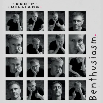 album artwork for Ben Williams' Benthusiasm (released 2024). album artwork courtesy Tom Sullivan with photography by Sven Eselgroth
