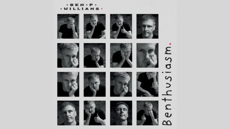 album artwork for Ben Williams' Benthusiasm (released 2024). album artwork courtesy Tom Sullivan with photography by Sven Eselgroth