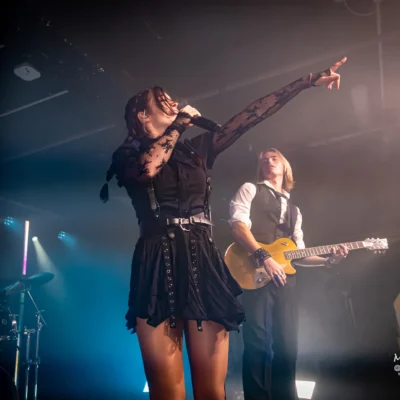 Chrissy Costanza and Voila at Manchester Academy 3 - 20 November 2024 - image courtesy @markwiththecamera