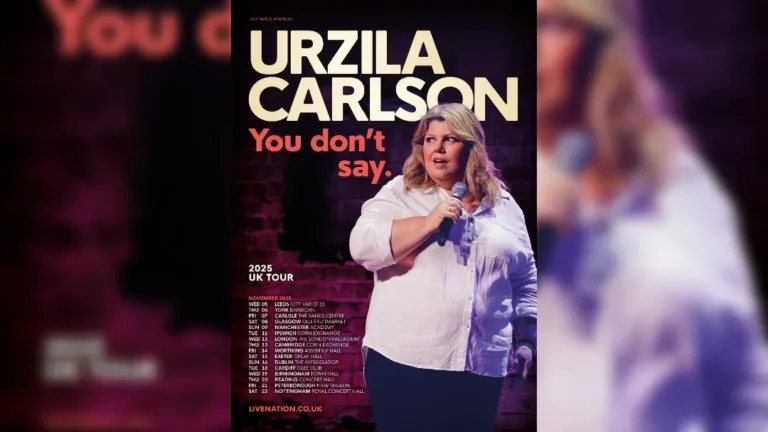 promotional poster for Urzila Carlson's You Don't Say Tour