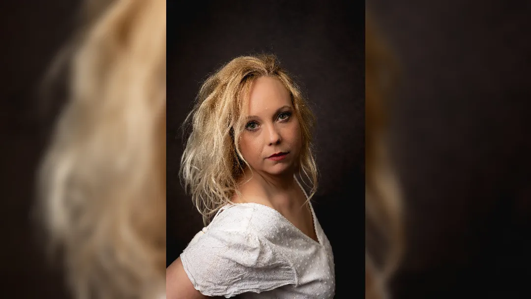 promotional image of Chantel McGregor for new album The Healing. image courtesy Heather Elliott