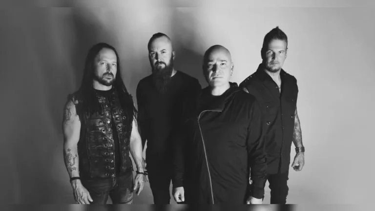 promotional image of Disturbed ahead of their UK and Ireland tour