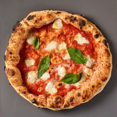 image of a pizza at Forbici restaurant in Manchester