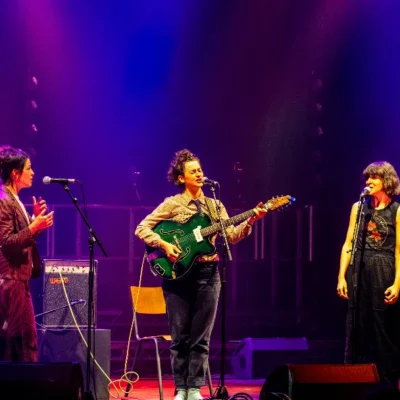 Jesca Hoop, Kate Stables and Lail Arad at The Roundhouse - image courtesy Victor Frankowski