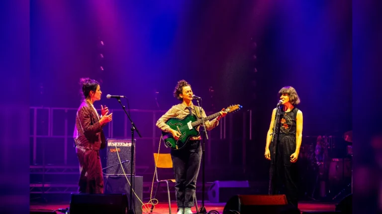 Jesca Hoop, Kate Stables and Lail Arad at The Roundhouse - image courtesy Victor Frankowski