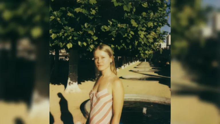 image of Alice Phoebe Lous stood next to trees - image courtesy Caroline Bertolini