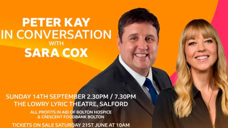 Peter Kay in conversation with Sara Cox