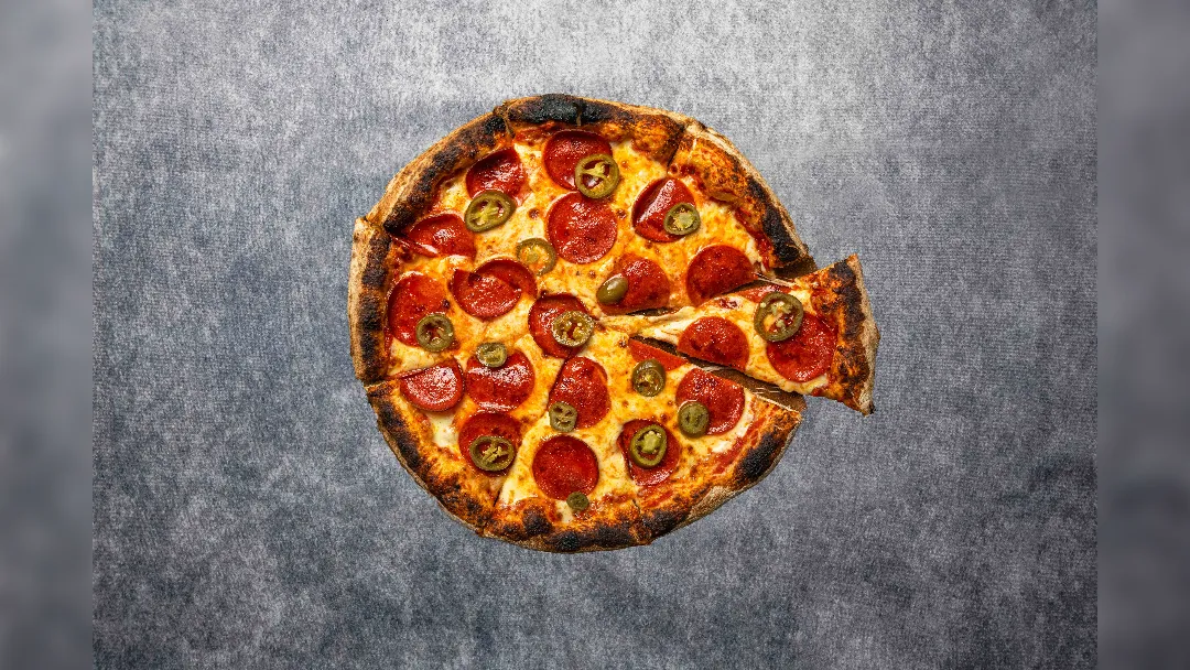 Manchester restaurants - Pepperoni Champagne Supernova at Fireaway Pizza