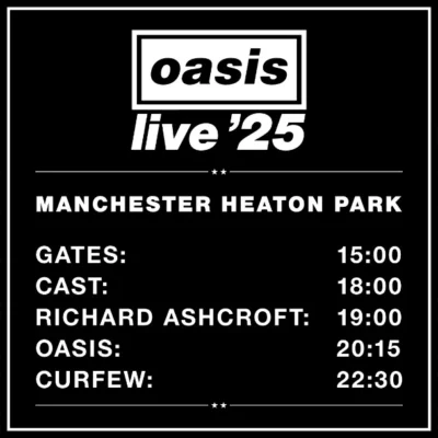 Oasis - Live 25 - Heaton Park