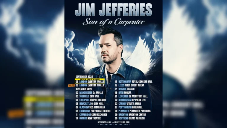 Comedian Jim Jefferies brings his Son of a Carpenter Tour to Manchester's O2 Apollo