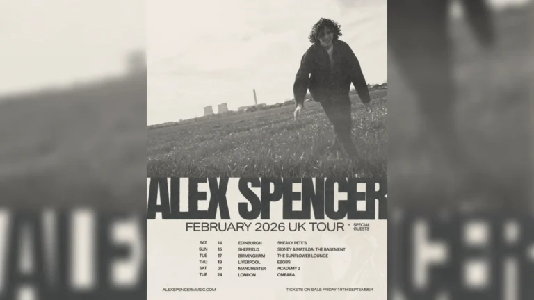 Poster for Alex Spencer's February 2026 UK Tour